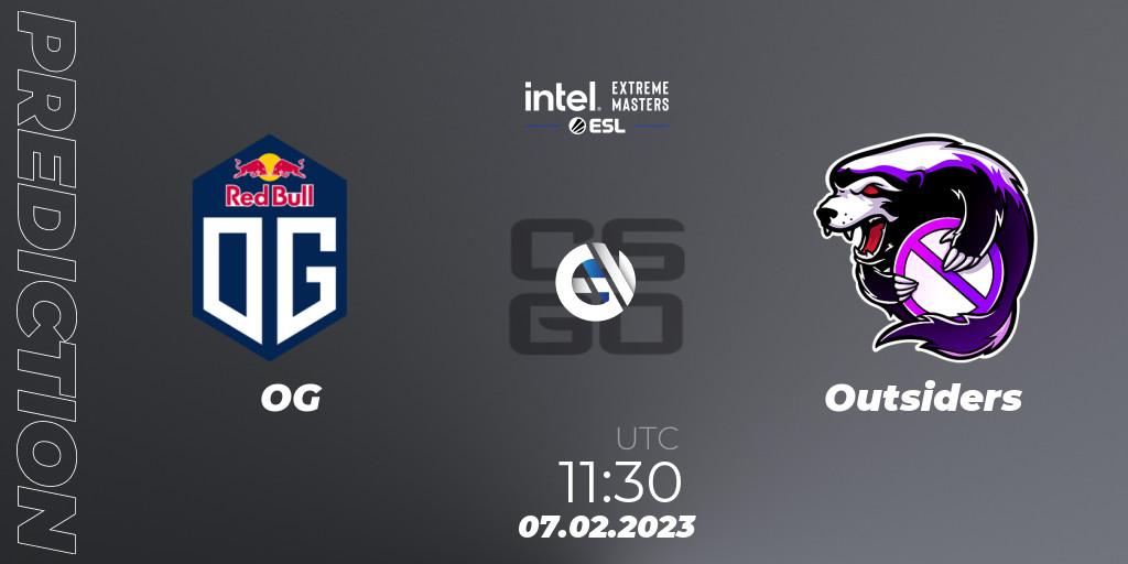 OG vs Outsiders: Betting TIp, Match Prediction. 07.02.23. CS2 (CS:GO), IEM Katowice 2023