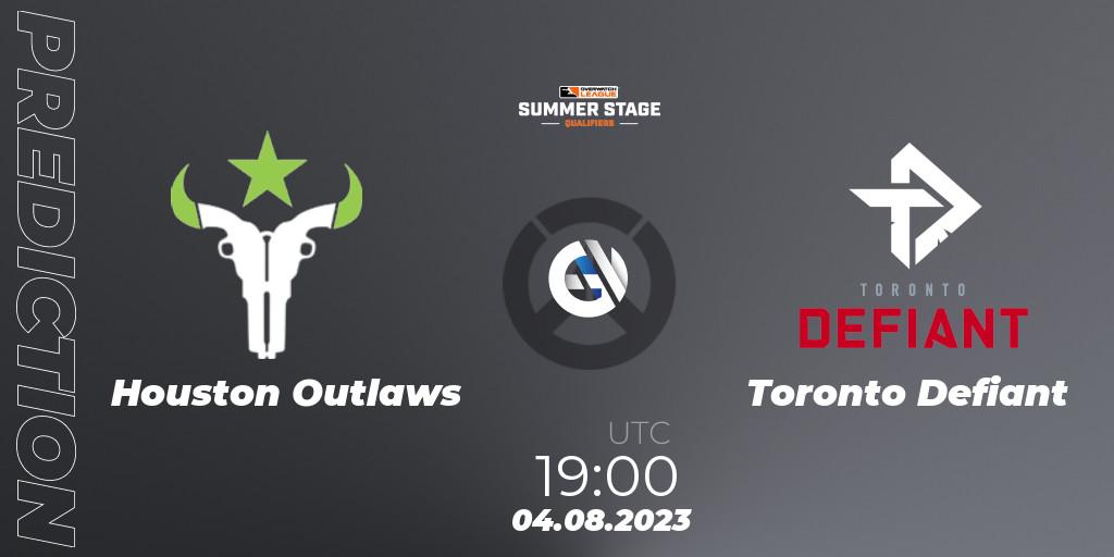 Houston Outlaws vs Toronto Defiant: Betting TIp, Match Prediction. 04.08.23. Overwatch, Overwatch League 2023 - Summer Stage Qualifiers