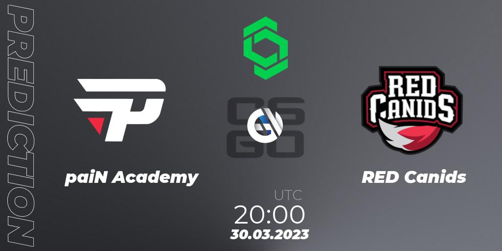paiN Academy vs RED Canids: Betting TIp, Match Prediction. 30.03.23. CS2 (CS:GO), CCT South America Series #6