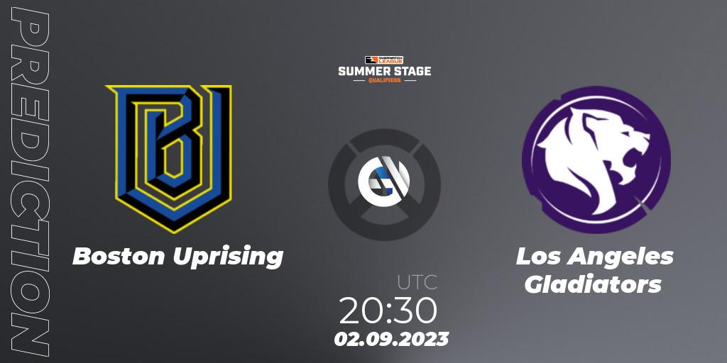 Boston Uprising vs Los Angeles Gladiators: Betting TIp, Match Prediction. 02.09.23. Overwatch, Overwatch League 2023 - Summer Stage Qualifiers