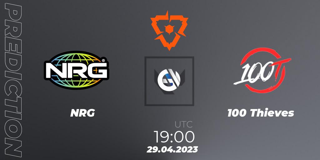NRG vs 100 Thieves: Betting TIp, Match Prediction. 29.04.23. VALORANT, VCT 2023: Americas League