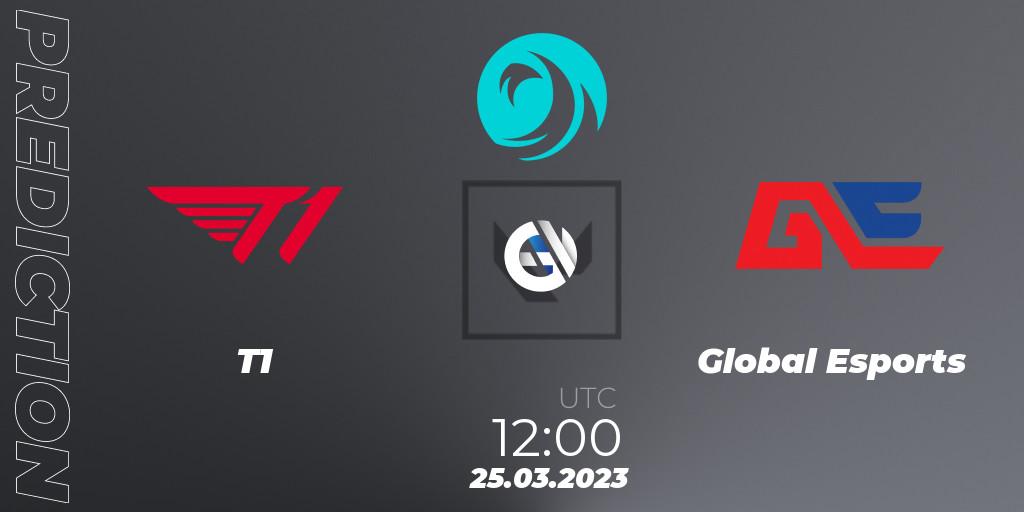 T1 vs Global Esports: Betting TIp, Match Prediction. 25.03.23. VALORANT, VCT 2023: Pacific League