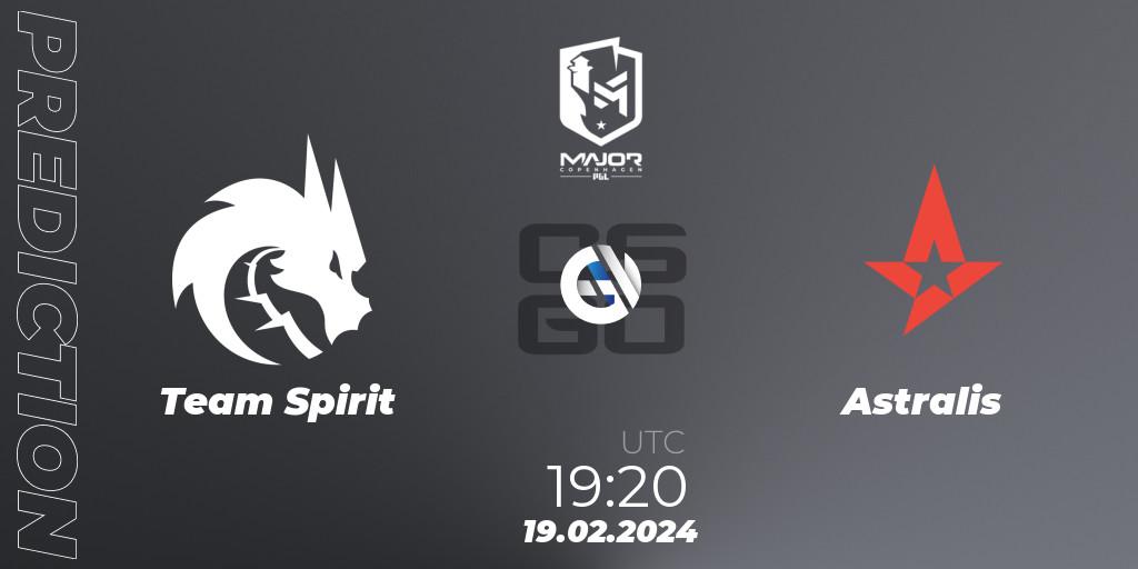 Team Spirit vs Astralis: Betting TIp, Match Prediction. 19.02.24. CS2 (CS:GO), PGL CS2 Major Copenhagen 2024: European RMR B