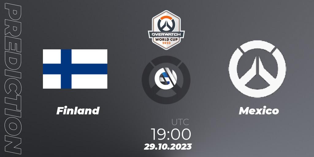 Finland vs Mexico: Betting TIp, Match Prediction. 29.10.23. Overwatch, Overwatch World Cup 2023