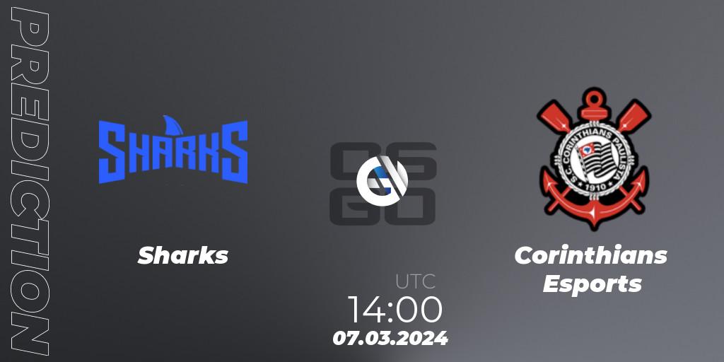 Sharks vs Corinthians Esports: Betting TIp, Match Prediction. 07.03.24. CS2 (CS:GO), RES Latin American Series #2