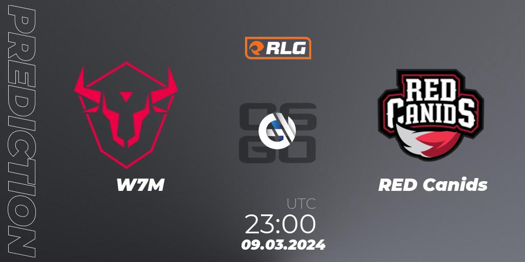 W7M vs RED Canids: Betting TIp, Match Prediction. 09.03.24. CS2 (CS:GO), RES Latin American Series #2