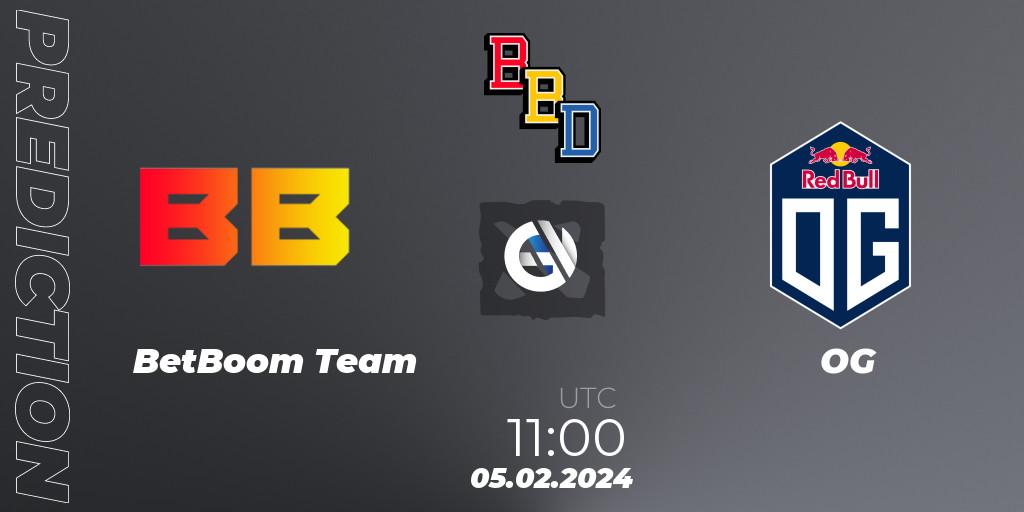BetBoom Team vs OG: Betting TIp, Match Prediction. 05.02.24. Dota 2, BetBoom Dacha Dubai 2024