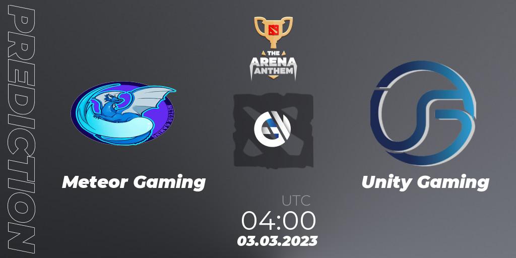 Meteor Gaming vs Unity Gaming: Betting TIp, Match Prediction. 03.03.23. Dota 2, The Arena Anthem