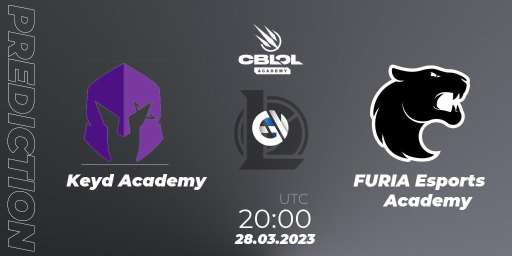 Keyd Academy vs FURIA Esports Academy: Betting TIp, Match Prediction. 28.03.23. LoL, CBLOL Academy Split 1 2023