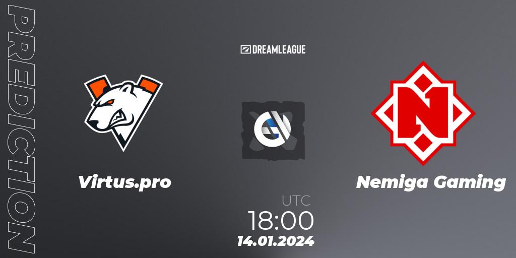 Virtus.pro vs Nemiga Gaming: Betting TIp, Match Prediction. 14.01.24. Dota 2, DreamLeague Season 22: Eastern Europe Closed Qualifier