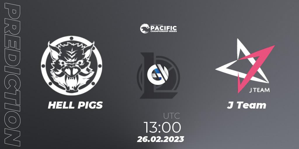 HELL PIGS vs J Team: Betting TIp, Match Prediction. 26.02.23. LoL, PCS Spring 2023 - Group Stage