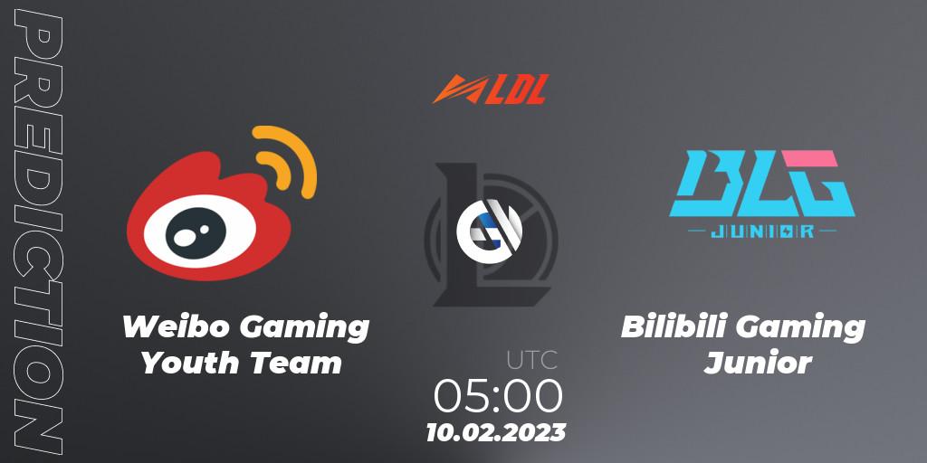 Weibo Gaming Youth Team vs Bilibili Gaming Junior: Betting TIp, Match Prediction. 10.02.23. LoL, LDL 2023 - Swiss Stage