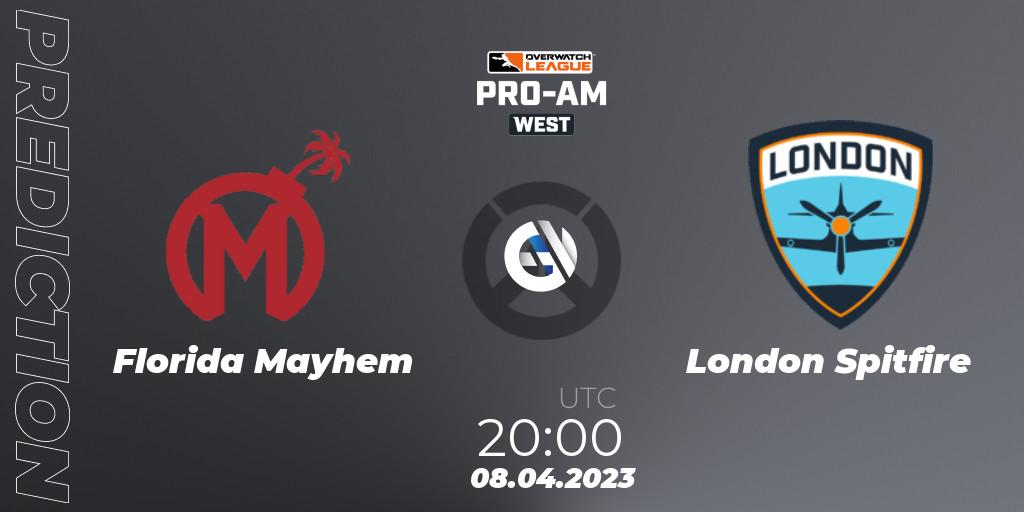 Florida Mayhem vs London Spitfire: Betting TIp, Match Prediction. 08.04.23. Overwatch, Overwatch League 2023 - Pro-Am