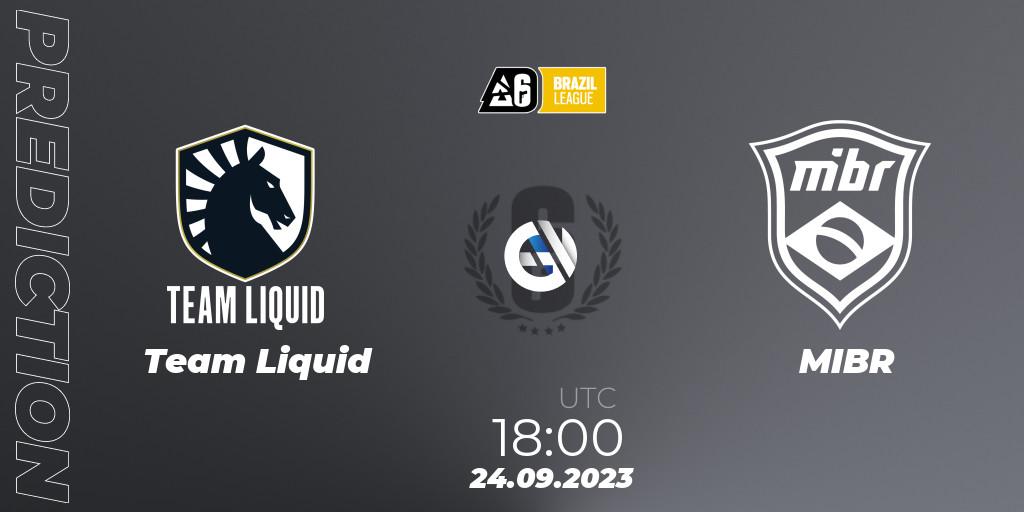 Team Liquid vs MIBR: Betting TIp, Match Prediction. 24.09.23. Rainbow Six, Brazil League 2023 - Stage 2