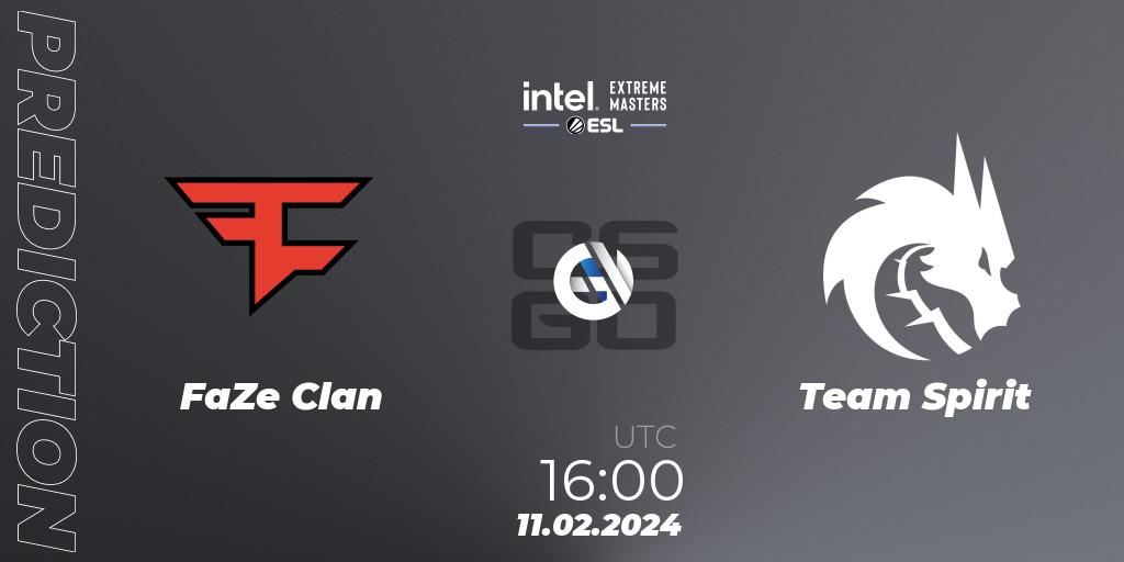 FaZe Clan vs Team Spirit: Betting TIp, Match Prediction. 11.02.24. CS2 (CS:GO), IEM Katowice 2024