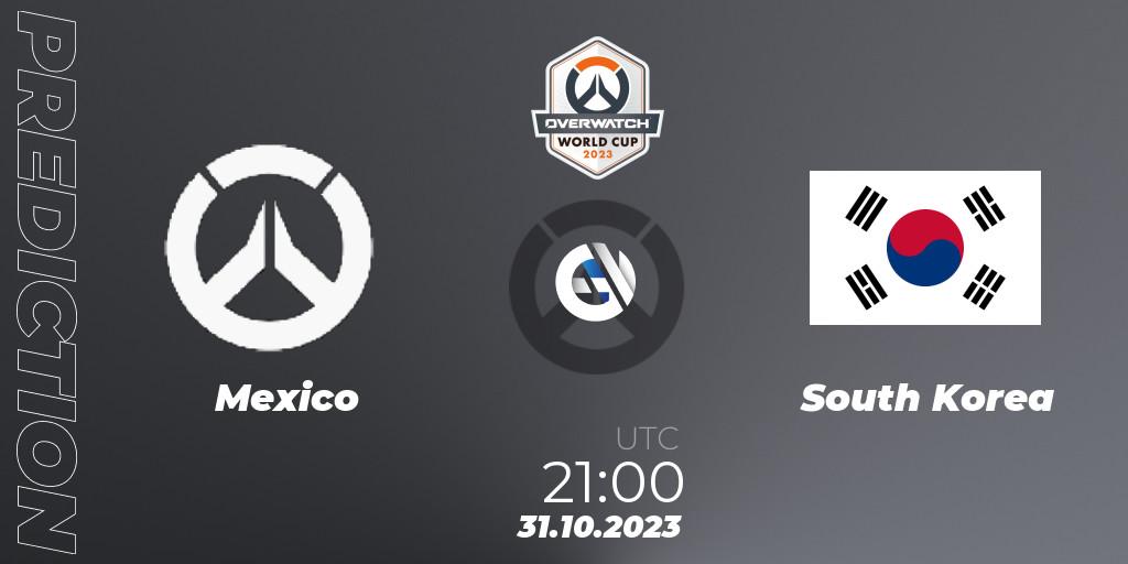 Mexico vs South Korea: Betting TIp, Match Prediction. 31.10.23. Overwatch, Overwatch World Cup 2023