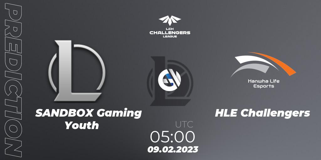 SANDBOX Gaming Youth vs HLE Challengers: Betting TIp, Match Prediction. 09.02.23. LoL, LCK Challengers League 2023 Spring