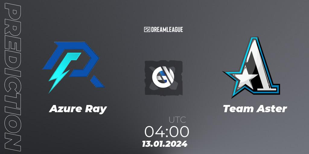 Azure Ray vs Team Zero (CN): Betting TIp, Match Prediction. 13.01.24. Dota 2, DreamLeague Season 22: China Closed Qualifier