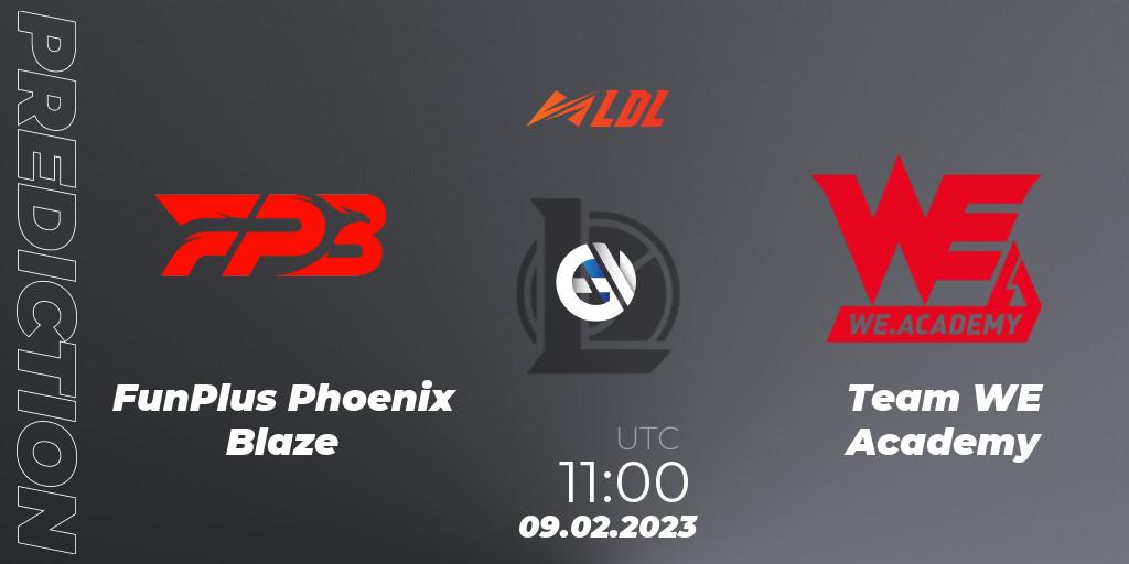 FunPlus Phoenix Blaze vs Team WE Academy: Betting TIp, Match Prediction. 09.02.23. LoL, LDL 2023 - Swiss Stage