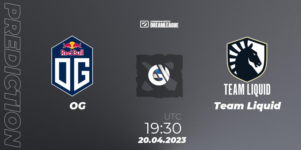 OG vs Team Liquid: Betting TIp, Match Prediction. 20.04.23. Dota 2, DreamLeague Season 19 - Group Stage 2