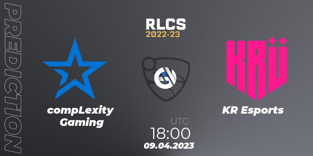 compLexity Gaming vs KRÜ Esports: Betting TIp, Match Prediction. 09.04.23. Rocket League, RLCS 2022-23 - Winter Split Major