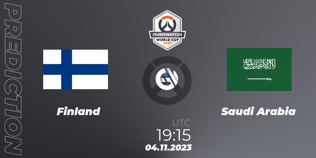 Finland vs Saudi Arabia: Betting TIp, Match Prediction. 04.11.23. Overwatch, Overwatch World Cup 2023