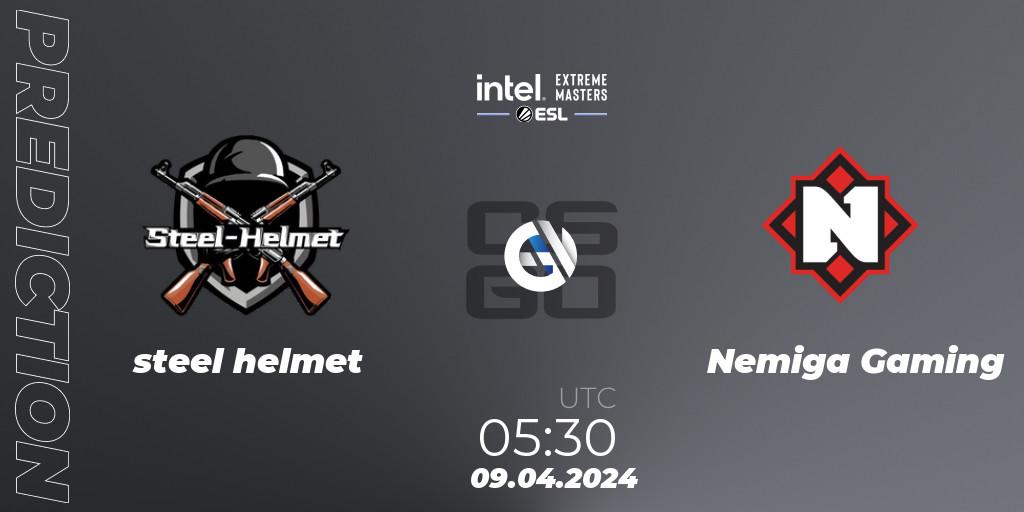 steel helmet vs Nemiga Gaming: Betting TIp, Match Prediction. 09.04.24. CS2 (CS:GO), IEM China 2024