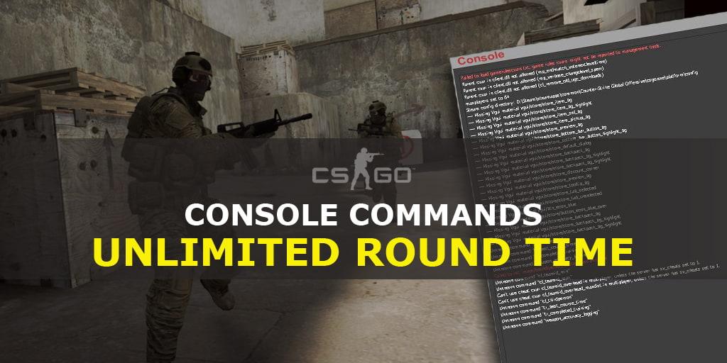 How to enable the unlimited round time in CS:GO