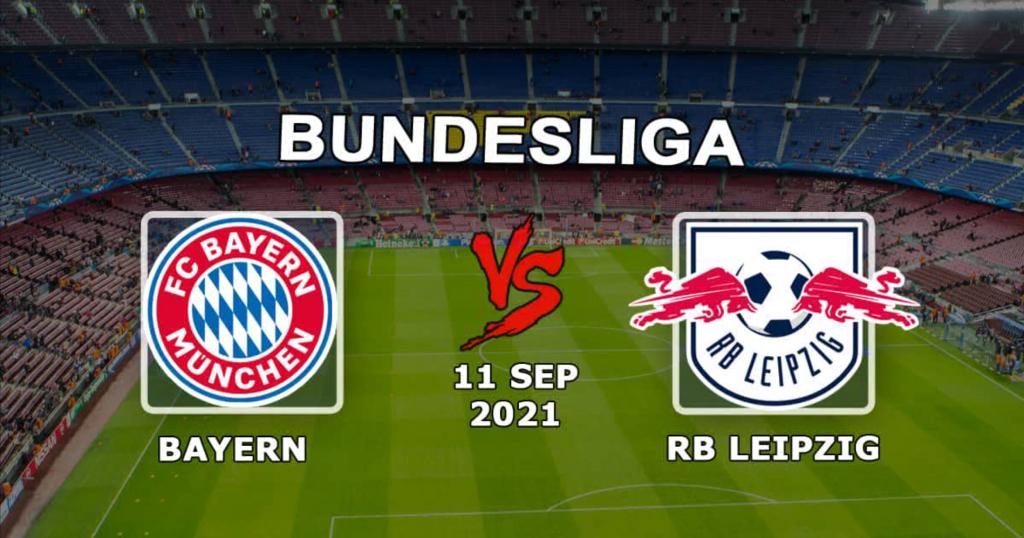 Bayern - RB Leipzig: prediction and bet on the Bundesliga match - 09/11/2021