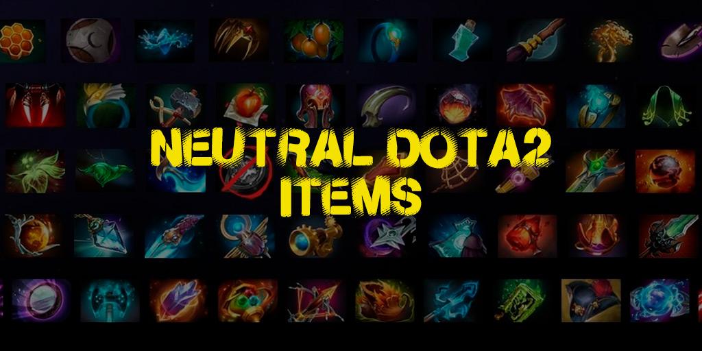 Neutral items in Dota2