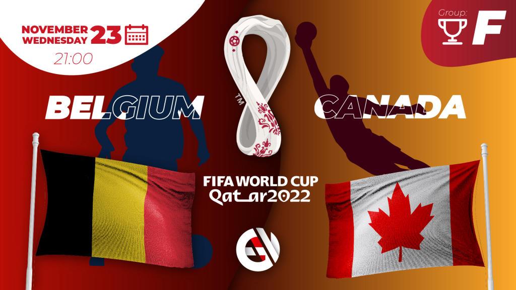 Belgium - Canada: prediction and bet on the World Cup 2022 in Qatar
