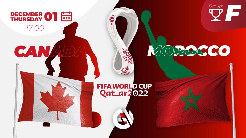 Canada - Morocco: prediction and bet on the World Cup 2022 in Qatar