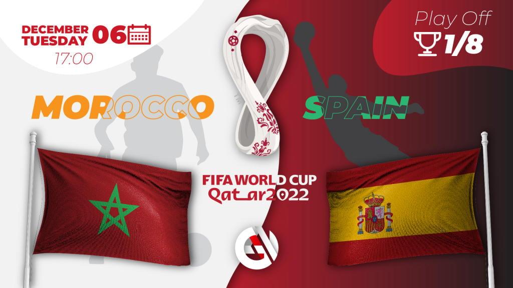 Morocco - Spain: prediction and bet on the World Cup 2022 in Qatar