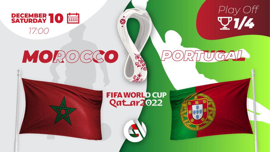 Morocco - Portugal: prediction and bet on the World Cup 2022 in Qatar