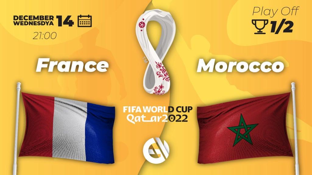 France - Morocco: prediction and bet on the World Cup 2022 in Qatar