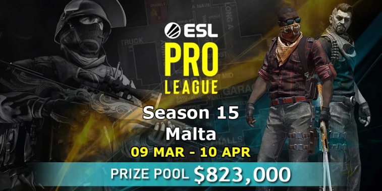 The remaining ESL Pro League Season 18 matches to take place on CS