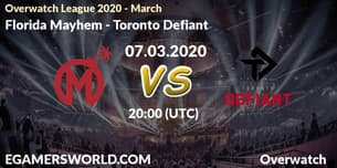 Florida Mayhem VS Toronto Defiant