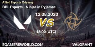 BBL Esports VS Ninjas In Pyjamas