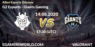 G2 Esports VS Giants Gaming