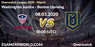 Washington Justice VS Boston Uprising