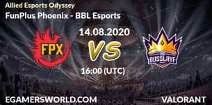 FunPlus Phoenix VS BBL Esports