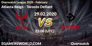 Atlanta Reign VS Toronto Defiant