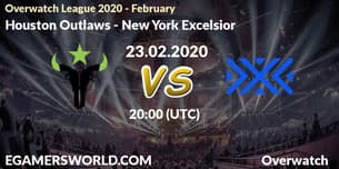 Houston Outlaws VS New York Excelsior