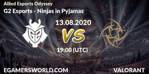 G2 Esports VS Ninjas In Pyjamas