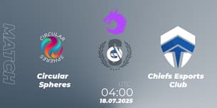 Circular Spheres VS Chiefs Esports Club Circular Spheres VS Chiefs Esports Club