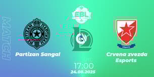 Partizan Sangal VS Crvena zvezda Esports