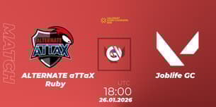 ALTERNATE aTTaX Ruby VS Joblife GC ALTERNATE aTTaX Ruby VS Joblife GC