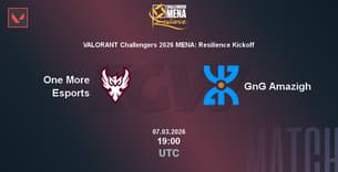 One More Esports VS GnG Amazigh