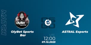 OlyBet Sports Bar VS ASTRAL Esports