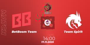 BetBoom Team VS Team Spirit BetBoom Team VS Team Spirit
